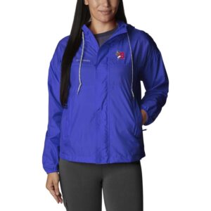 Women's Columbia  Blue Buffalo Bisons Omni-Shade Flash Challenger Full-Zip Windbreaker Jacket