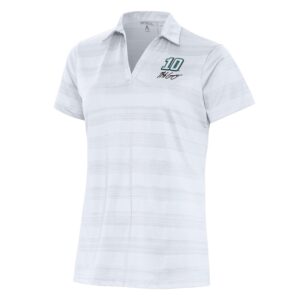 Women's Antigua White Noah Gragson Compass Polo