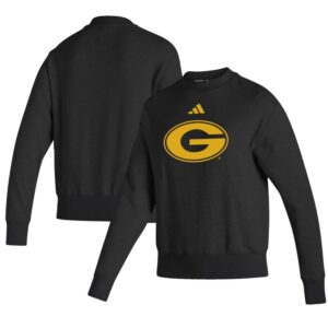 Women's adidas  Black Grambling Tigers Premium Vintage Pullover Sweatshirt