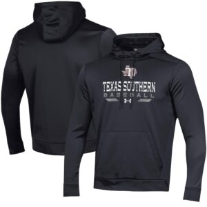 Men's Under Armour  Black Texas Southern Tigers Baseball Pullover Hoodie