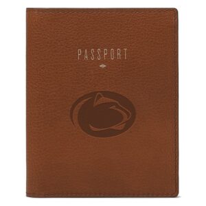 Fossil Brown Penn State Nittany Lions Travel RFID Passport Case