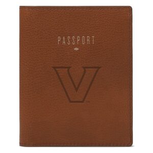 Fossil Brown Vanderbilt Commodores Travel RFID Passport Case