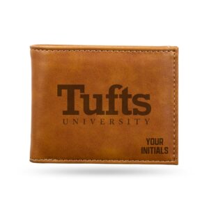 Brown Tufts University Jumbos Personalized Billfold Wallet
