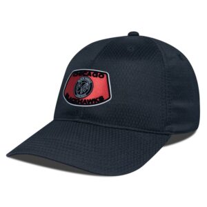 Men's Levelwear Black Chicago Blackhawks Retro Skylight Matrix Adjustable Hat