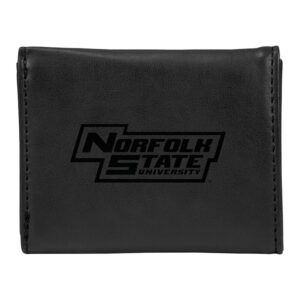Black Norfolk State Spartans Trifold Wallet