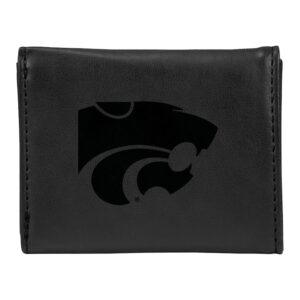 Black Kansas State Wildcats Trifold Wallet