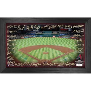 Highland Mint Arizona Diamondbacks Framed 12" x 20" 2024 Signature Field Photograph - Facsimile Signatures - Limited Edition of 5,000