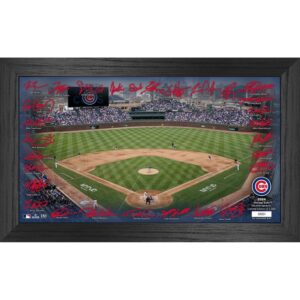 Highland Mint Chicago Cubs Framed 12" x 20" 2024 Signature Field Photograph - Facsimile Signatures - Limited Edition of 5,000