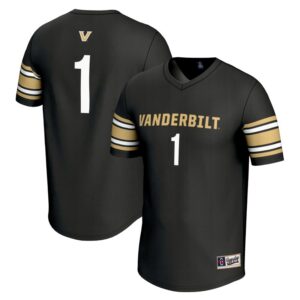 Youth GameDay Greats #1 Black Vanderbilt Commodores Lightweight Lacrosse Jersey