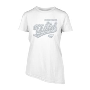 Women's Levelwear White Minnesota Wild Birch Sweep T-Shirt