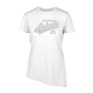 Women's Levelwear White Colorado Avalanche Birch Sweep T-Shirt