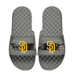 Youth  ISlide Gray San Diego Padres Distressed Slide Sandals