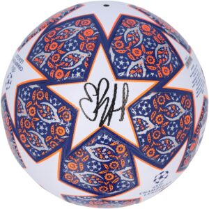 Erling Haaland Manchester City Autographed 2023 UEFA Champions League Istanbul adidas Soccer Ball
