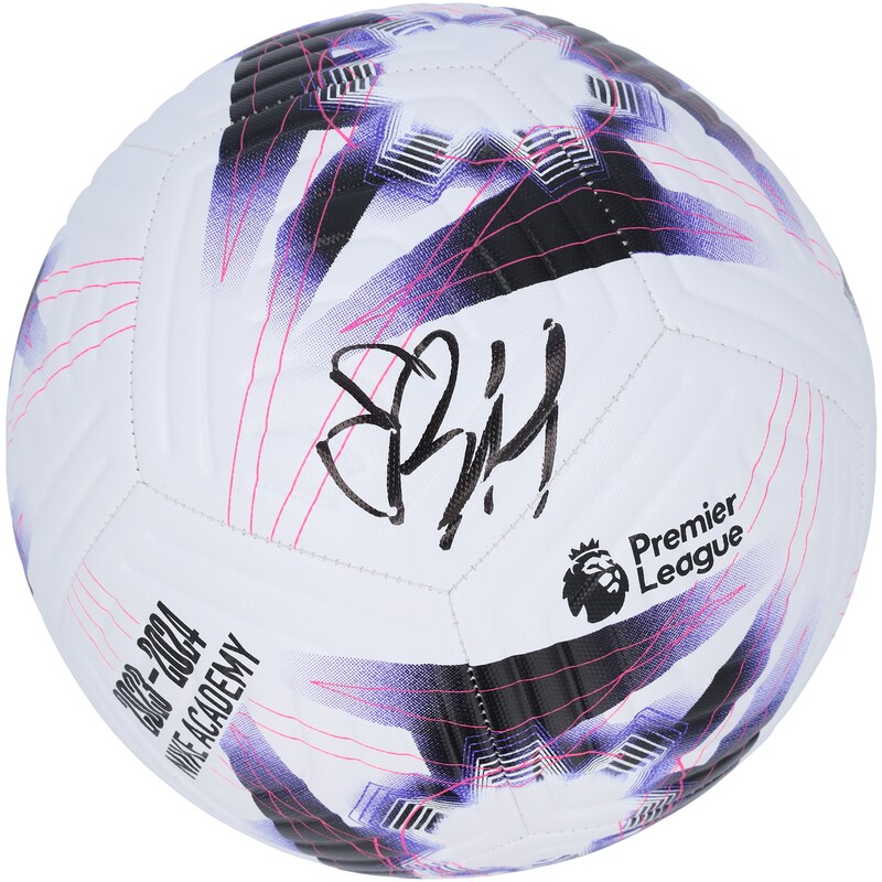 Erling Haaland Manchester City Autographed 2023-24 Premier League Academy Nike Soccer Ball