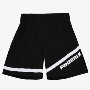 Men's Mitchell & Ness  Black Phoenix Suns 1999/00 Hardwood Classics White Logo Swingman Shorts