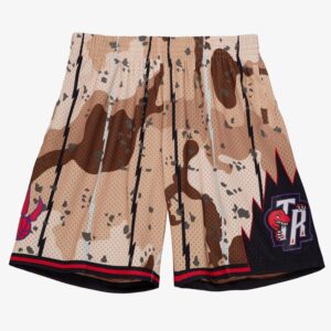 Men's Mitchell & Ness  Camo Toronto Raptors 1986/87 Hardwood Classics Camo Reflective Swingman Shorts
