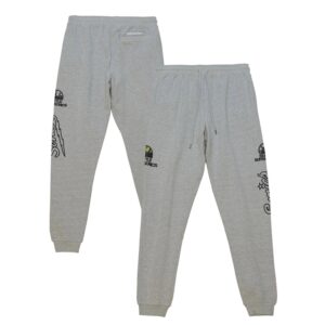 Men's Mitchell & Ness  Heather Gray Seattle SuperSonics Ghost Green Camo Sweatpants
