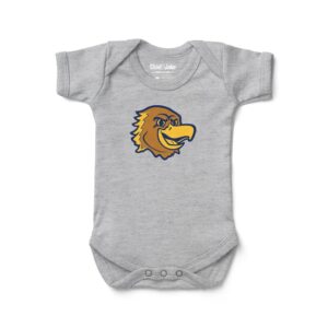 Infant Chad & Jake Heather Gray Marquette Golden Eagles Mascot Bodysuit