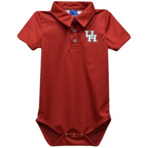 Infant Vive La Fete Red Houston Cougars Polo Bodysuit