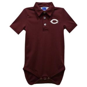 Infant Vive La Fete Maroon UChicago Maroons Polo Bodysuit