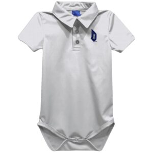 Infant Vive La Fete White Duquesne Dukes Polo Bodysuit
