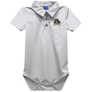 Infant Vive La Fete White ECU Pirates Polo Bodysuit