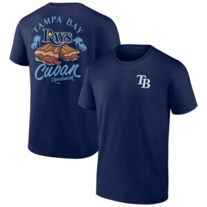 Men's  Navy Tampa Bay Rays Cuban Sandwich T-Shirt