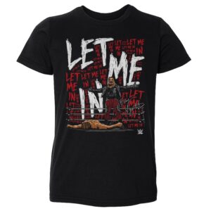 Toddler 500 Level Black Bray Wyatt Let Me In Repeat T-Shirt
