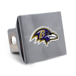 WinCraft Baltimore Ravens Premium Metal Hitch Cover