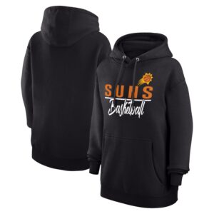 Women's G-III 4Her by Carl Banks Black Phoenix Suns Graphics Fleece Pullover Hoodie