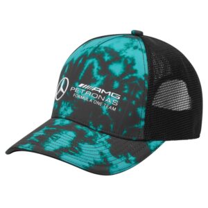 Men's  Teal Mercedes-AMG Petronas F1 Team Tie-Dye Adjustable Hat