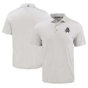 Men's Cutter & Buck Gray Utah State Aggies Coastline Epic Comfort Eco Recycled Polo