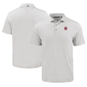 Men's Cutter & Buck Gray Boston College Eagles Coastline Epic Comfort Eco Recycled Polo