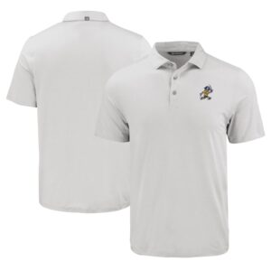 Men's Cutter & Buck Gray ETSU Buccaneers Coastline Epic Comfort Eco Recycled Polo