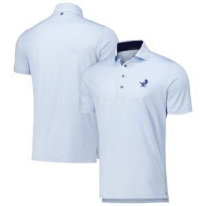 Men's Greyson Clothiers Light Blue New York Golf Club Saranac Performance Polo