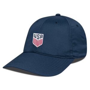 Men's Levelwear Navy USMNT Matrix Patch Adjustable Hat