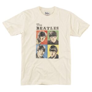 Men's American Needle Cream The Beatles  Vin Fade T-Shirt