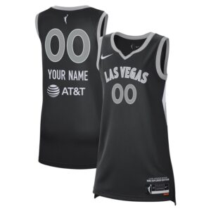 Unisex Nike  Black Las Vegas Aces Explorer Edition Victory Custom Jersey