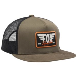 Men's Fox  Brown Fox Racing Winged Trucker Snapback Hat