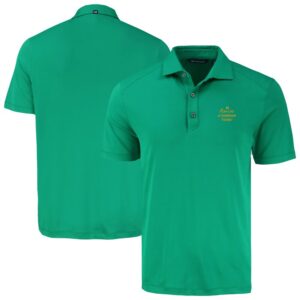 Men's Cutter & Buck Green Notre Dame Fighting Irish  Play Like A Champion Today Forge Eco Stretch Recycled Polo
