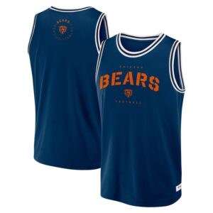 Men's Fanatics Navy Chicago Bears Elements Future Ground Jersey Tank Top