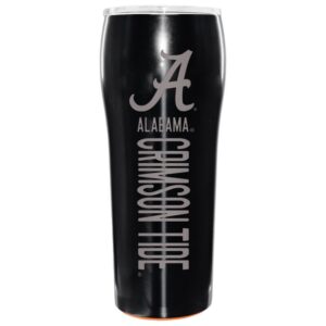The Memory Company Black Alabama Crimson Tide Pinnacle Design 24oz. Laser Etch Gripper Tumbler