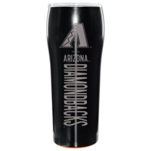 The Memory Company Black Arizona Diamondbacks Pinnacle Design 24oz. Laser Etch Gripper Tumbler