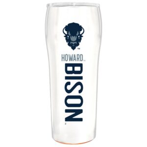 The Memory Company White Howard Bison Pinnacle Design 24oz. Direct Print Gripper Tumbler