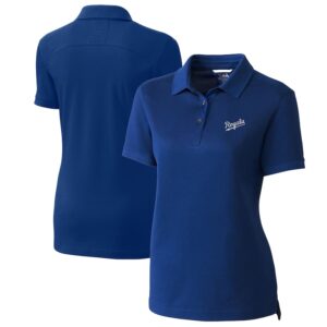 Women's Cutter & Buck Royal Kansas City Royals DryTec Advantage Tri-Blend Pique Polo