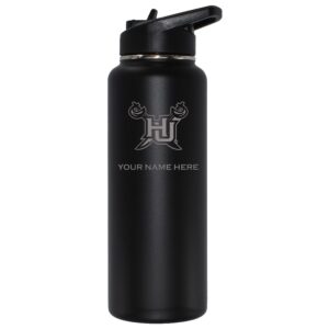The Memory Company Black Hampton Pirates 34oz. Personalized Team Logo Laser Etch Quencher Bottle