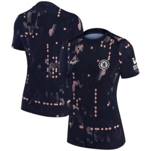 Women's Nike Blue Chelsea 2024/25 Academy Pro Pre-Match Performance Top