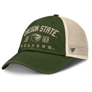 Men's Fanatics Olive Oregon State Beavers OHT Military Appreciation Frontier Trucker Adjustable Hat
