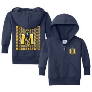 Infant Chad & Jake Navy Murray State Racers Retro Full-Zip Hoodie Sweatshirt