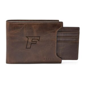 Fossil Fairfield Stags Derrick Leather Sliding 2-in-1 Wallet